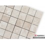 5x5cm Açık Bej Mermer Doğal Taş Fileli Mozaik -DT1572